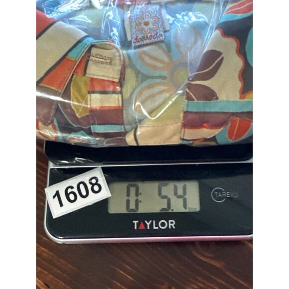 VTG 90s Does 70s daModa Boho Hippie Stripe Floral Shirt Dress S Brown Crunchy - Picture 14 of 14